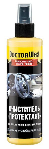 Очищувач-поліроль пластика DOCTOR WAX PROTECTANT VYNIL, PLASTIC, RUBBER