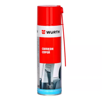Очищувач-поліроль пластика WURTH Silicone Spray