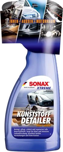 Очищувач-поліроль пластика SONAX XTREME Kunststoffdetailer Innen + Außen