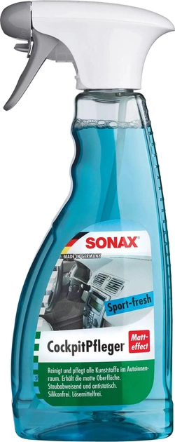 Очищувач-поліроль пластика SONAX Cockpit Pfleger Apple Fresh 