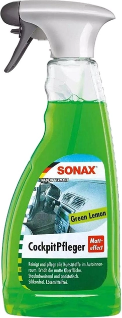 Очищувач-поліроль пластика SONAX Cockpit Pfleger Lemon Fresh