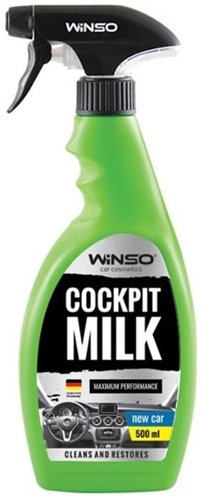 Очищувач-поліроль пластика Winso COCKPIT MILK New Car