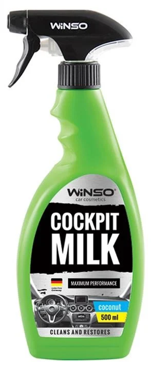 Очищувач-поліроль пластика Winso COCKPIT MILK Coconut