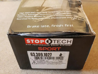 Колодки гальмівні передні бронь Stoptech 633091027