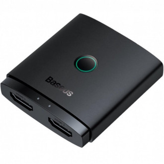 USB-Hub Baseus AirJoy Series 2-in-1 Bidirectional HDMI Switch Cluster Black