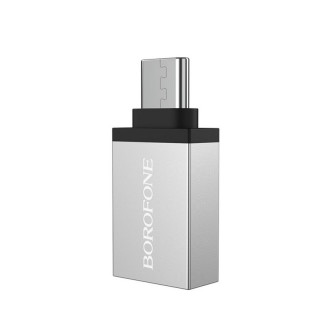 Адаптер BOROFONE BV3 adapter USB-A to USB-C aka Type-C converter, OTG support, USB 3.0