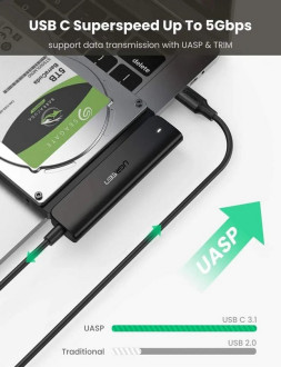 Адаптер UGREEN CM321 USB-C 3.0 to 2.5-Inch SATA Converter 50cm(UGR-70610)