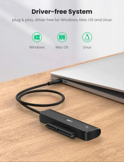 Адаптер UGREEN CM321 USB-C 3.0 to 2.5-Inch SATA Converter 50cm(UGR-70610)