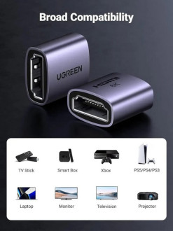 Адаптер UGREEN HD159 HDMI 8K Female to Female Adapter 1pcs (UGR-90592)