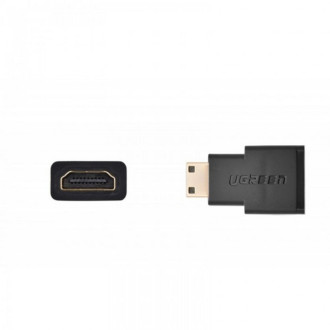 Адаптер UGREEN Mini HDMI Male to HDMI Female Adapter (Black)(UGR-20101)