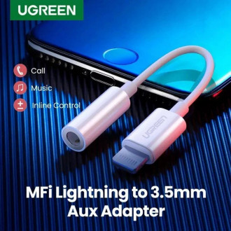 Адаптер UGREEN US212 Lightning to 3.5mm Headphone Jack Adapter