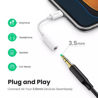 Адаптер UGREEN US212 Lightning to 3.5mm Headphone Jack Adapter