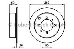 Диск гальмівний BOSCH 0986478655