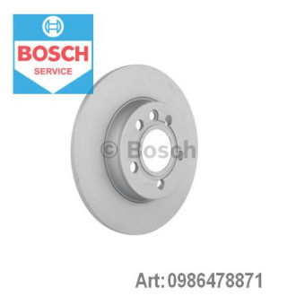 Диск гальмівний BOSCH 0986478871