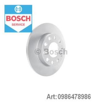 Диск гальмівний BOSCH 0986478986