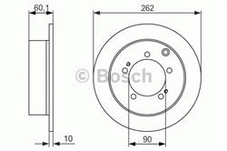 Диск гальмівний BOSCH 0986479603