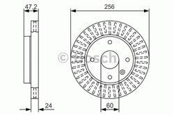 Диск гальмівний Bosch 0986479A54