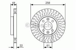 Диск гальмівний Bosch 0986479A86