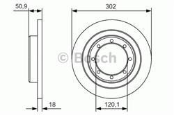 Диск гальмівний Bosch 0986479A93