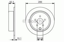 Диск гальмівний Bosch 0986479A10