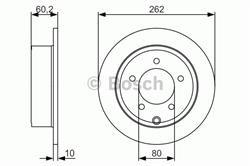 Диск гальмівний Bosch 0986479A39