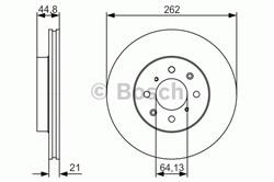 Диск гальмівний Bosch 0986479R80