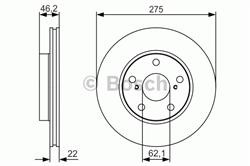 Диск гальмівний Bosch 0986479R97