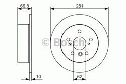 Диск гальмівний Bosch 0986479R06