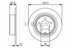 Диск гальмівний Bosch 0986479R07