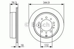 Диск гальмівний Bosch 0986479R32