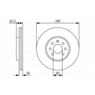 Диск гальмівний Bosch 0986479S55