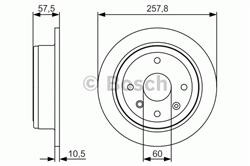 Диск гальмівний Bosch 0986479S08