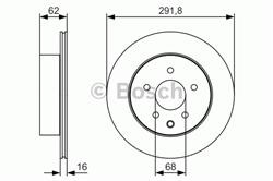 Диск гальмівний Bosch 0986479S31