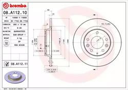 Диск гальмівний Brembo 08A11211