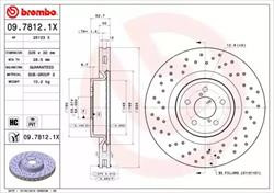 Диск гальмівний Brembo 0978121X