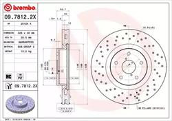 Диск гальмівний Brembo 0978122X