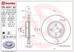 Диск гальмівний Brembo 09A04731