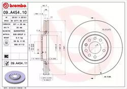 Диск гальмівний Brembo 09A45411