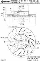 Диск гальмівний Brembo 09A62131