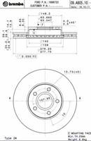 Диск гальмівний Brembo 09A90510