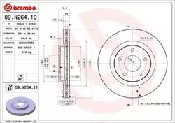 Диск гальмівний Brembo 09N26411