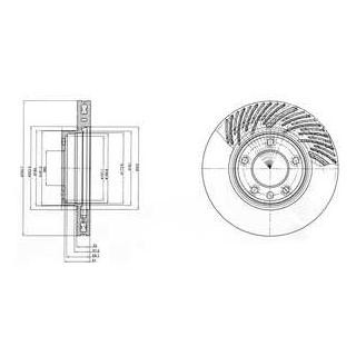 Диск гальмівний Delphi BG9949