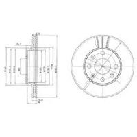 Диск гальмівний Delphi BG2278