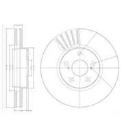 Диск гальмівний Delphi BG3189