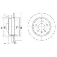 Диск гальмівний Delphi BG3241