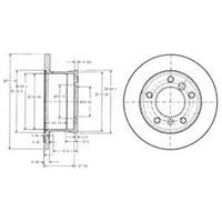 Диск гальмівний Delphi BG3237