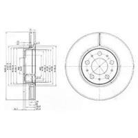 Диск гальмівний Delphi BG3513