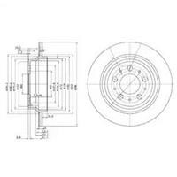 Диск гальмівний Delphi BG3515