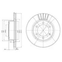 Диск гальмівний Delphi BG3535