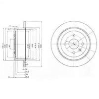 Диск гальмівний Delphi BG3615